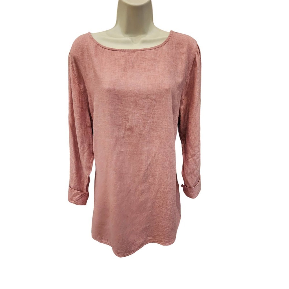 J jill XL modal blend coral popover Career Casual Soft women top